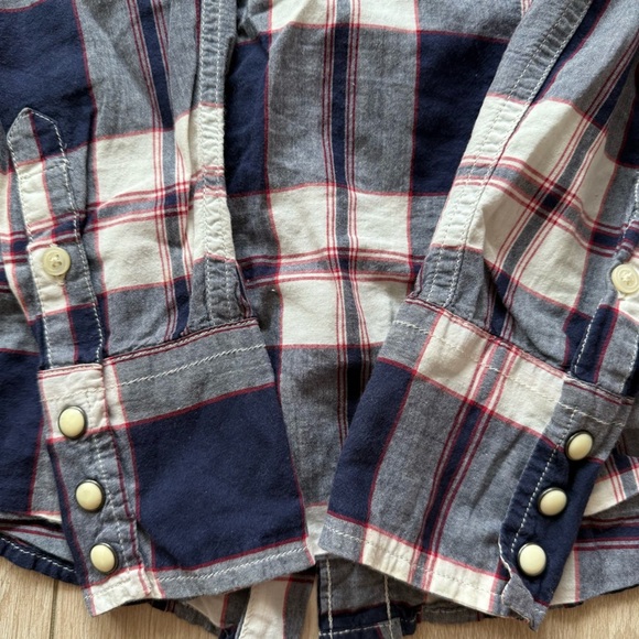 Ralph Lauren Denim & Supply Cowgirl Pearl Snap Plaid Shirt Women’s Size M - Picture 13 of 13